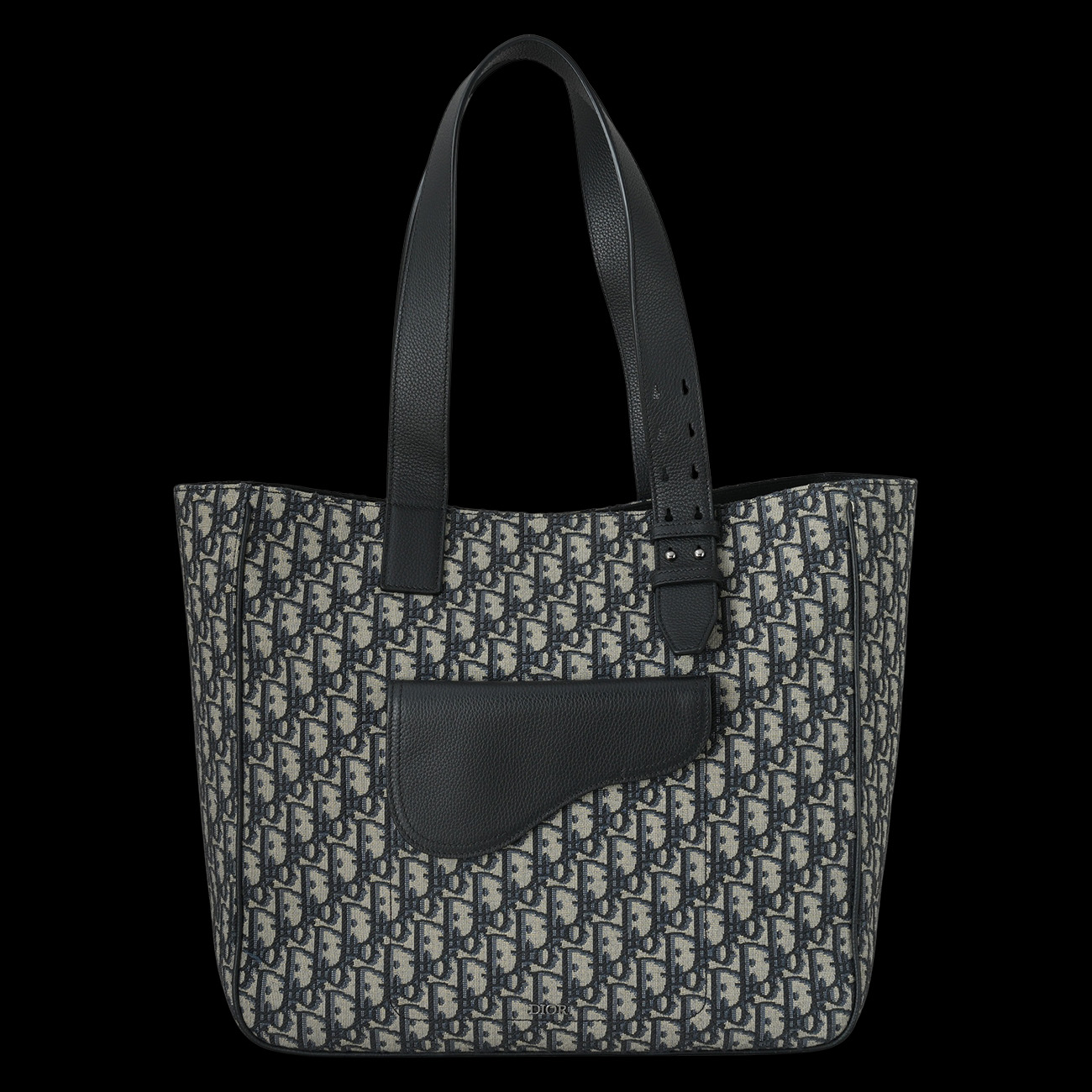 CHRISTIAN DIOR(USED)크리스찬디올 오블리크 자카드 새들 토트백